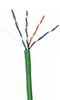 CAT5e Unshielded Plenum Rated PVC Ethernet Cable - 24 AWG 4 Pair - Green -- KLTCMP24/4P-1NL5E-5B - Image