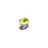 Novibra Push-to-Close Latch, Type 2 , Plastic, White Body, White Cup, Diamond Brass Handle - MP-02-103-774 - Southco