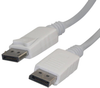 Cable, Displayport Plug-Plug, 1M, White Rohs Compliant Videk - 33AJ0916 - Newark, An Avnet Company