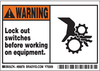 Machine/Equipment Labels - 86878 - Brady Corporation