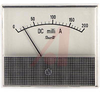 Panel Meter; 0 to 200 mA; 5%; 3.5 in.; Polystyrene - 70136673 - Allied Electronics, Inc.