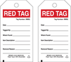 Brady B-853 Black / Red / White Cardstock Equipment Safety Tag - 3 in Width - 5 3/4 in Height - 121215 - 754473-70725 - R. S. Hughes Company, Inc.