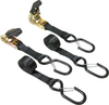 2 pc 1 in. x 6 ft Ratchet Tie-Downs with Safety Hooks -- 8369415 - Image