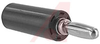 Banana Plug, Black, Insulated; 204-103 - 70209930 - Allied Electronics, Inc.