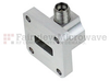 WR-42 to 2.92mm Female Waveguide to Coax Adapter UG-597/U Square Cover with 18 GHz to 26.5 GHz K Band in Aluminum, Chem Film - FMWCA1019 - Fairview Microwave Inc.
