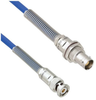 Plenum Cable Assembly TRB 3-Slot Plug to Non-Insulated Bulk Head 3-Lug Cable Jack with Bend Reliefs MIL-STD-1553 .242