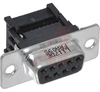 connector,d-subminiature,metal front flange recept,flat cable term,9 socket cont - 70144979 - Allied Electronics, Inc.