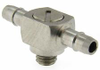 10-32 Thread to Barbs, Low Profile Adjustable Position Tee - SMTS - Beswick Engineering Co., Inc.