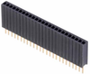 10 Pos. Female SIL Vertical Throughboard Conn. -- M52-5011045 - Image