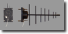 Wide Band 7-Element Yagi Antenna -- Y42700WB - Image