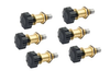 Adjustment Screw Pack, 254 TPI, 12.7 mm Travel, Large Knob, Qty 6 -- AJS254-0.5K-NL-6