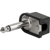 solder terminal, insulated, 2-pole, Audio Plug/Sockets, 6.3 mm - 4833.1220 - SCHURTER Inc