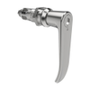Quarter-Turn Cam Latch, 8 mm Hex Tool Access, L-Handle, Without Cam, Sealed, Zinc Alloy, Chrome Plated, Bright - E5-9A-1012-UU4 - Southco