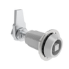 VISE ACTION® Compression Latch, Large Size, 7 mm Square, Aluminum Alloy, Powder Coated, Silver - E3-224-376 - Southco