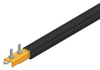 Safe-Lec 2 Conductor Bar 400A Copper, Black UV Resistant PVC Cover, w/ Splice Joint, 4.5M -- XA-310501B-J - Image