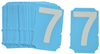 Brady Bradyglo Number Label - Printed Msg = 7 - 6002-7 - 754473-84028 - R. S. Hughes Company, Inc.