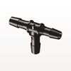 T Connector, Barbed, Black - HT1231 - Qosina Corp.