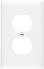 Duplex Receptacle Openings, White -- TPJ8W