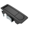 Compression Latch, Lever Latch, No Restriction, Flush Trigger, 1-5mm Panel, 1-24mm Grip, Not Sealed, Zinc Alloy, Powder Coat, Black - C2-32-35-3 - Southco