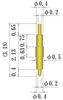 Double Ended Probe Pin - 8YF50L3175-12GL - JC Cherry, Inc.