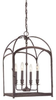 6484-OB Foyer/Hall Lanterns-Glass w/Frame - 608396 - Capital Lighting, Inc.
