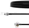 Slide-On BMA Plug Bulkhead to RA Slide-On BMA Jack 2 Hole Flange Cable FM-SR141TBJ Coax in 60 Inch - FMCA1618-60 - Fairview Microwave Inc.
