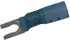 Terminal, Spade/fork, #8, Crimp, Blue; Product Range 3M - 10M9532 - Newark, An Avnet Company
