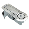 Compression Latch, Lever Latch, Auto Relock, Phillips Recess, 1-5mm Panel, 18-40mm Grip, Not Sealed, Zinc Alloy, Chrome Plated, Bright -- C2-53-3101 - Image