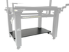 Under Table Shelf, 36 x 60 in. Vision Isostation, I-325 Isolator Frame - VIS-UTS-3660-325 - Newport MKS