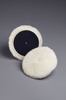 3M Finesse-It White Wool Pad Hook & Loop Attachment - 5 1/4 in Diameter - Treatment: Pre-Washed - 85083 - 051144-85083 - R. S. Hughes Company, Inc.