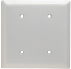 Blank Plate -- Strap Mounted, Two Gang, Aluminum -- SA24 - Image