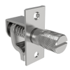 Compression Latch, Self-Adjusting, Small Size, Tool Locking, Slotted Knurled Head, 3.2-7.1mm Grip, Steel, Zinc Plated, Bright Chromate - 43-1-4-0 - Southco