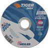 Weiler TIGER INOX Cutting Wheel - Type 1 - Straight Wheel - 5 in Diameter - 7/8 in Center Hole - Thickness.045 in - 58101 - 012382-58101 - R. S. Hughes Company, Inc.