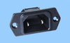 IEC 60320 C18 Screw-Mount Inlet - 83030300 - Interpower