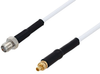 SMA Female to MMCX Plug Cable 12 Inch Length Using RG188-DS Coax - PE3W03032-12 - Pasternack