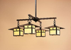 MCH-12/4TCR-BZ Mid. Chandeliers-Glass Down - 475752 - Capital Lighting, Inc.