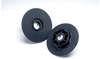 3M 56573 Hard Black Roloc TN Disc Pad - 4 1/2 in DIA - 5/8-11 INT Internal Thread Attachment - 051111-56573 - R. S. Hughes Company, Inc.