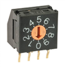 SWITCH ROTARY DIP BCD 100MA 5V - FR01FR10H-06XL - NKK Switches