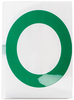 ToughStripe Die-Cut Green Letter O - 121778 - Brady Corporation