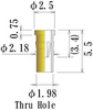 Medium Size Socket Pin - PDCP2081-56-GG - JC Cherry, Inc.