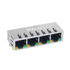 Modular/Ethernet Connector (RJ45) Jacks With Magnetics - 5843-HFJ14-E1G16ER-L21RL-ND - DigiKey