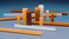 3M 3776 LM PG Hot Melt Adhesive - Tan Low Melt Slug 1 in Dia 3 in - 89501 - - 021200-89501 - R. S. Hughes Company, Inc.