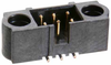 9+9 Pos. Male DIL Vertical SMT Conn. No Jackscrews - M80-5221822 - Harwin Plc