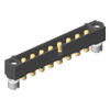 8 Pos. Male SIL Vertical Throughboard Conn. Jackscrews - M80-5000000M2-08-PM1-00-000 - Harwin Plc