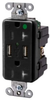 Combination Switch/Receptacle - USB8300BK - Hubbell Incorporated