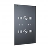 Rack Mounting Solutions - Rack Accessories - Cable Managers - VFMAP12BK - Hammond Manufacturing Company Inc.