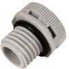 Dome Vent Plug, M12 thread, Polyamide 6 -- RVP15-M12-NM - Image