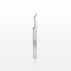 Single-Use Tweezer Forceps, Fine Tips, Curved, Satin Finish - 13167 - Qosina Corp.