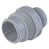 N6R, M26 x 1.5 thread, Receptacle, Male, Front Mount, Grey housing, 250 V, 10 A, w/ PG 13.5 panel thread, monoblock design - N6R AM 2 - Belden Inc.