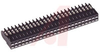 AMPMODU MT Receptacle Assembly, 50 Pos., Dual Row, IDC, 26-22AWG, .100 CL - 70042954 - Allied Electronics, Inc.